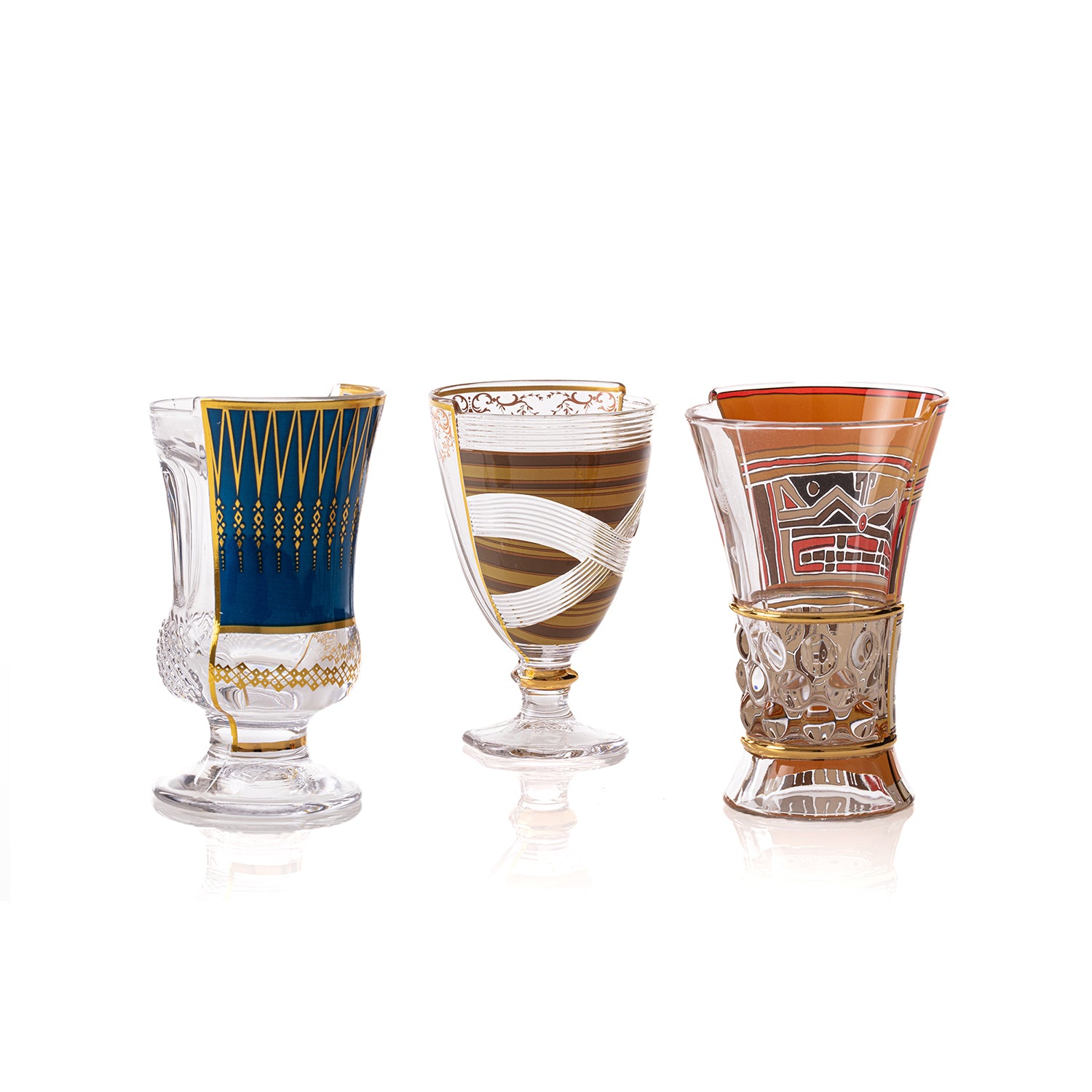 Hybrid - Set of 3 Glasses