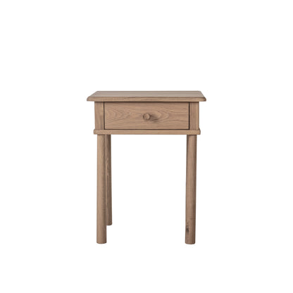 Shaker 1 Drawer Bedside - Oak