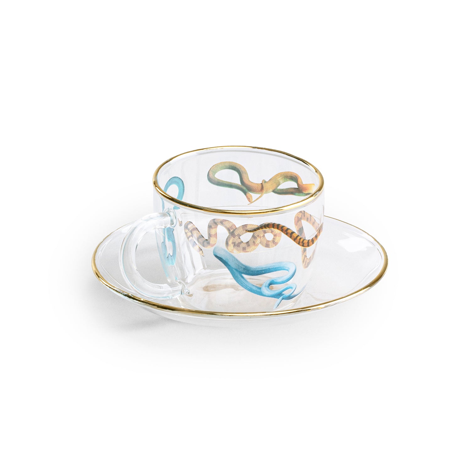 Coffee Cup & Saucer - Snakes