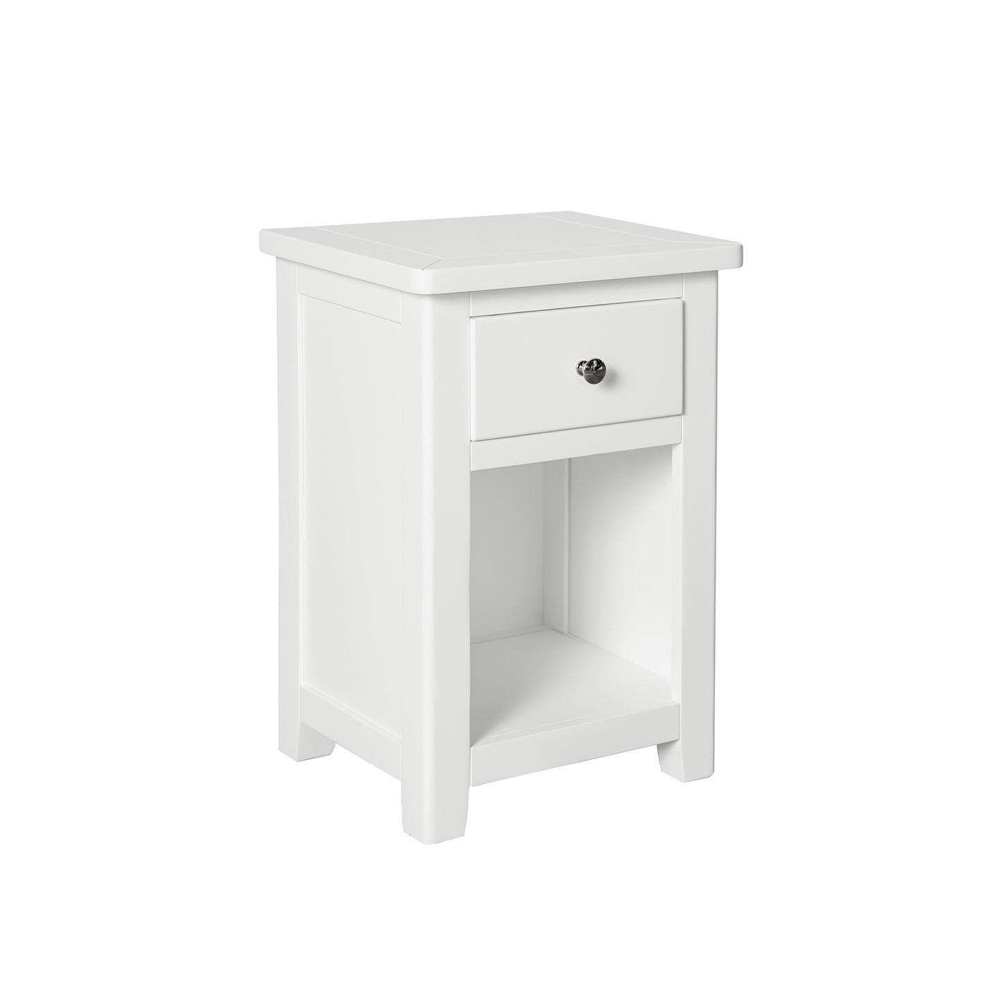 Hambleden 1 Drawer Bedside - White