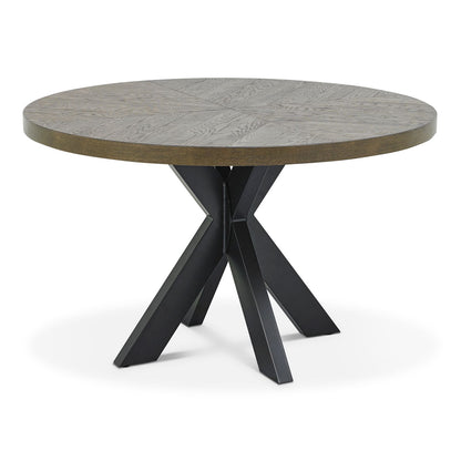 Phoenix Fumed Oak Dining Table - Round