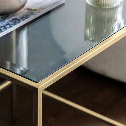 Ezra Side Table - Champagne