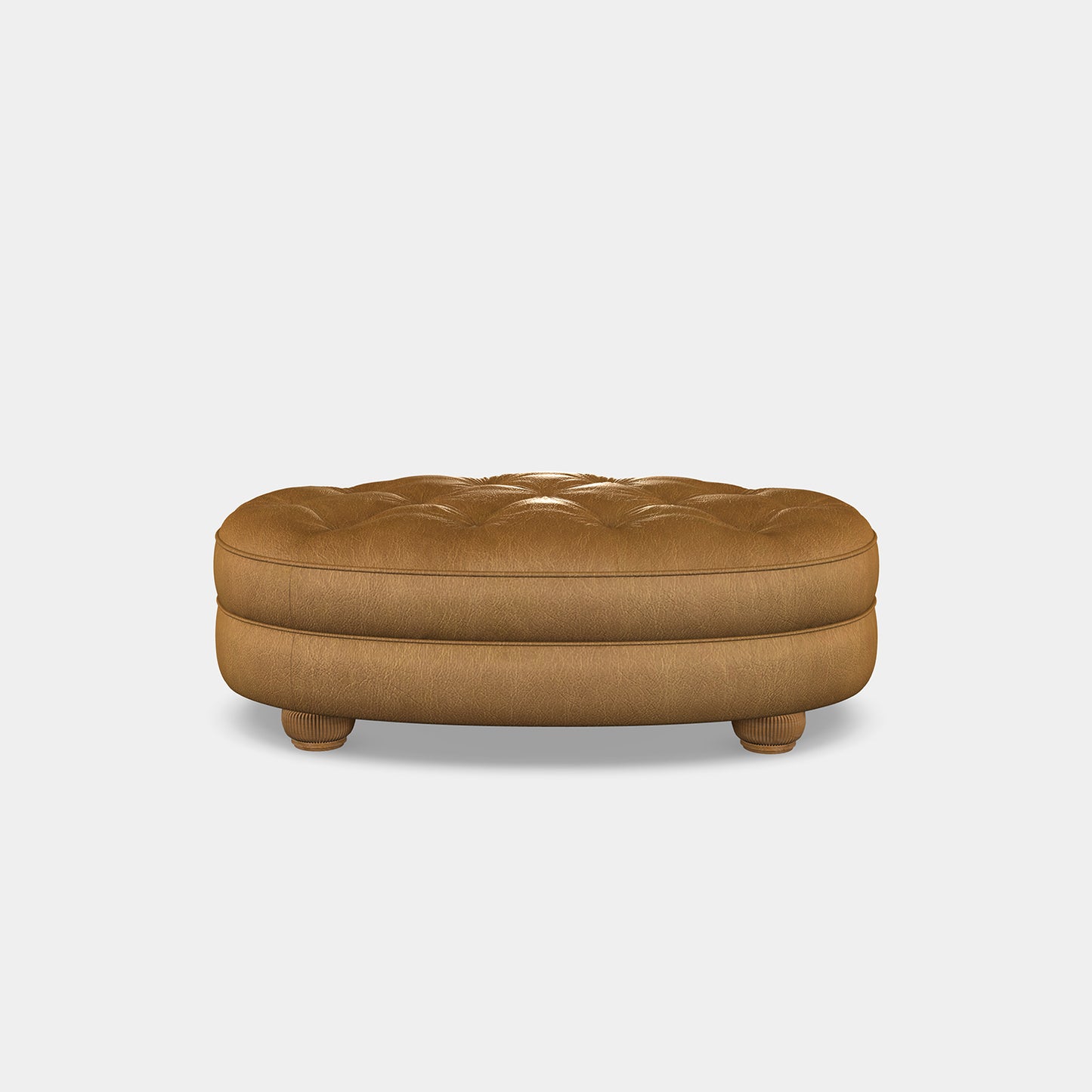 Croissant - Oval Buttoned Stool