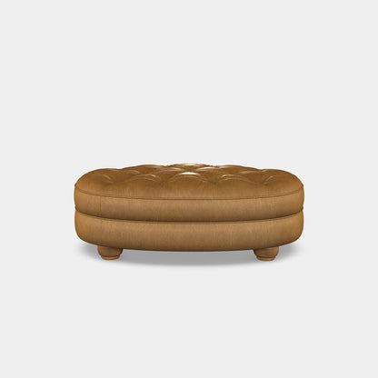 Croissant - Oval Buttoned Stool