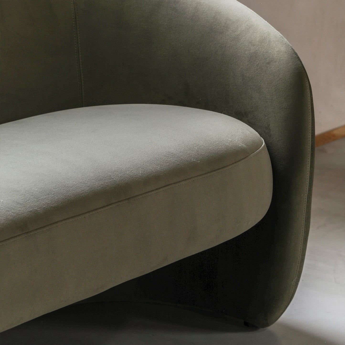 Rudy 2 Seater Sofa - Moss Green