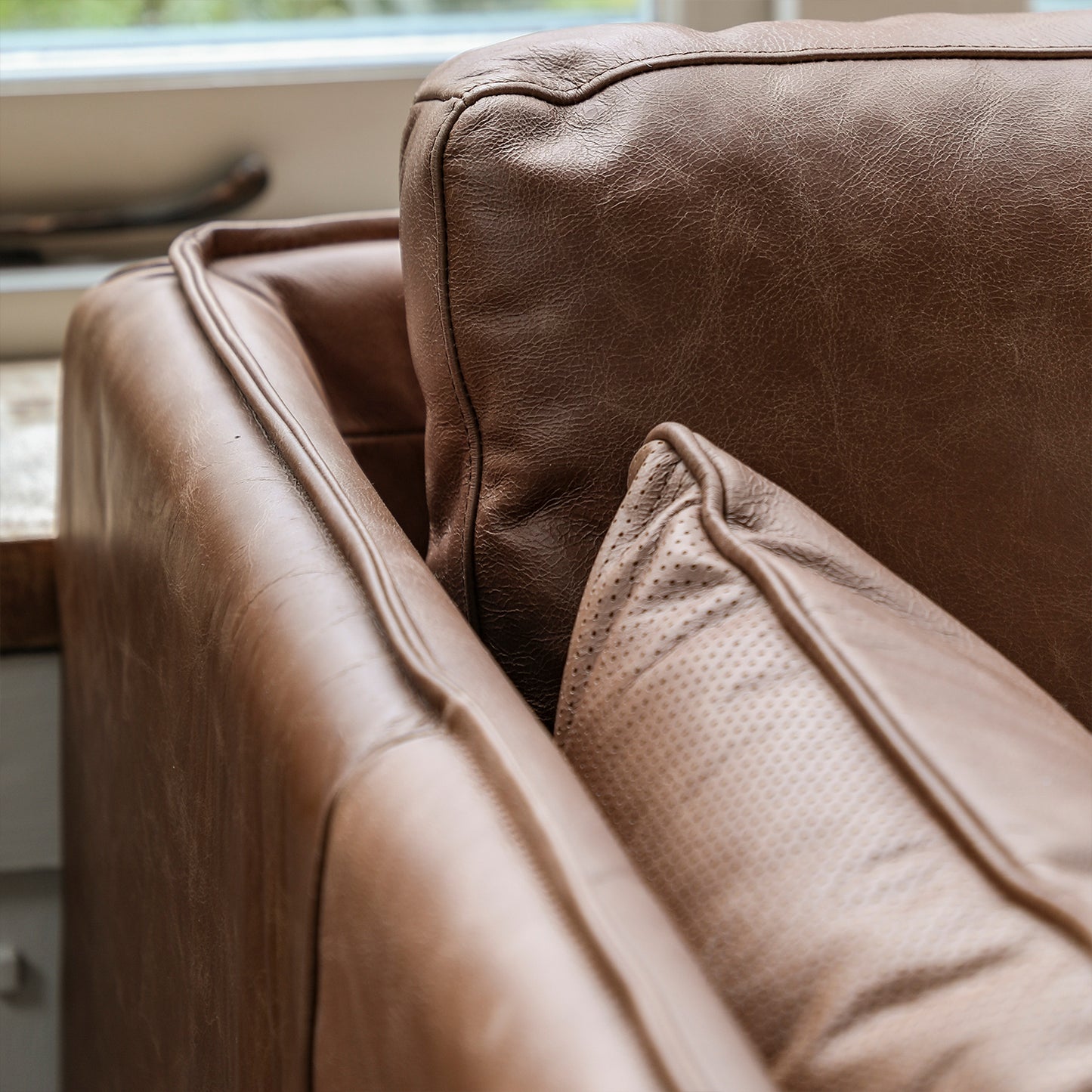 Turin Sofa - Brown Leather