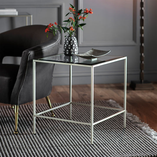 Ezra Side Table - Silver