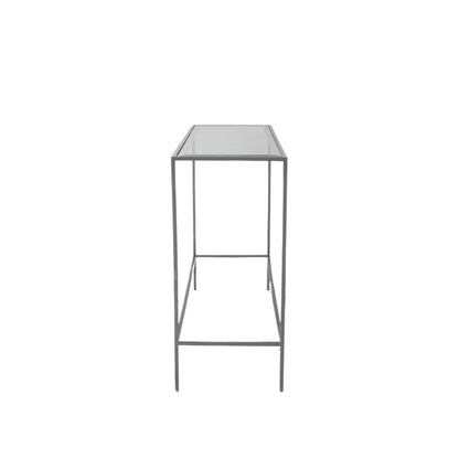 Ezra Console Table - Silver