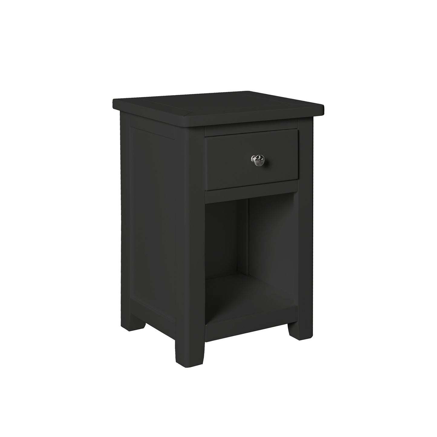 Hambleden 1 Drawer Bedside - Charcoal