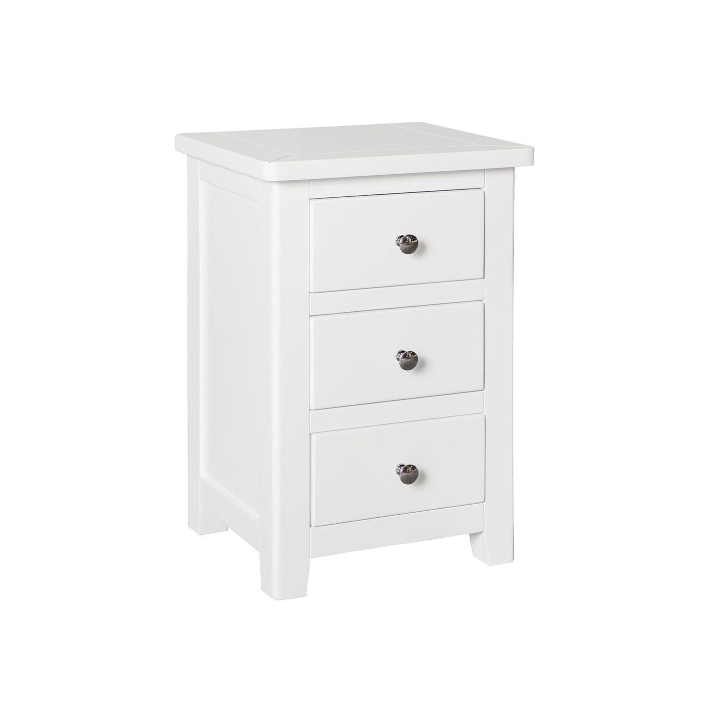 Hambleden 3 Drawer Bedside - White