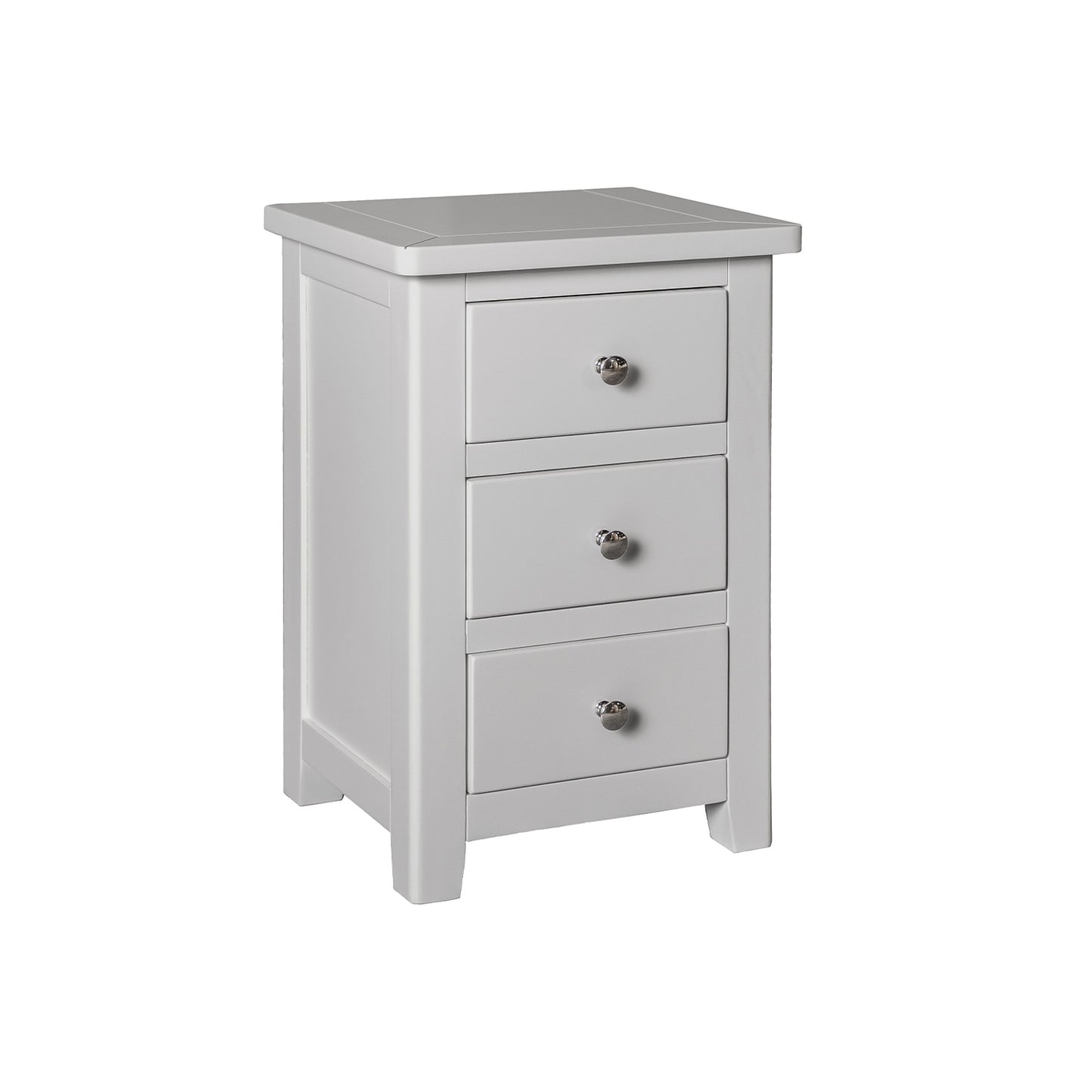 Hambleden 3 Drawer Bedside - Grey