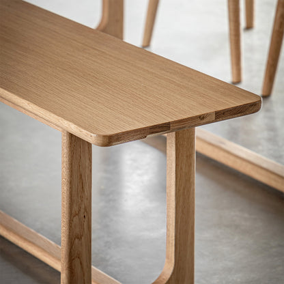 Maurice Dining Bench: Natural