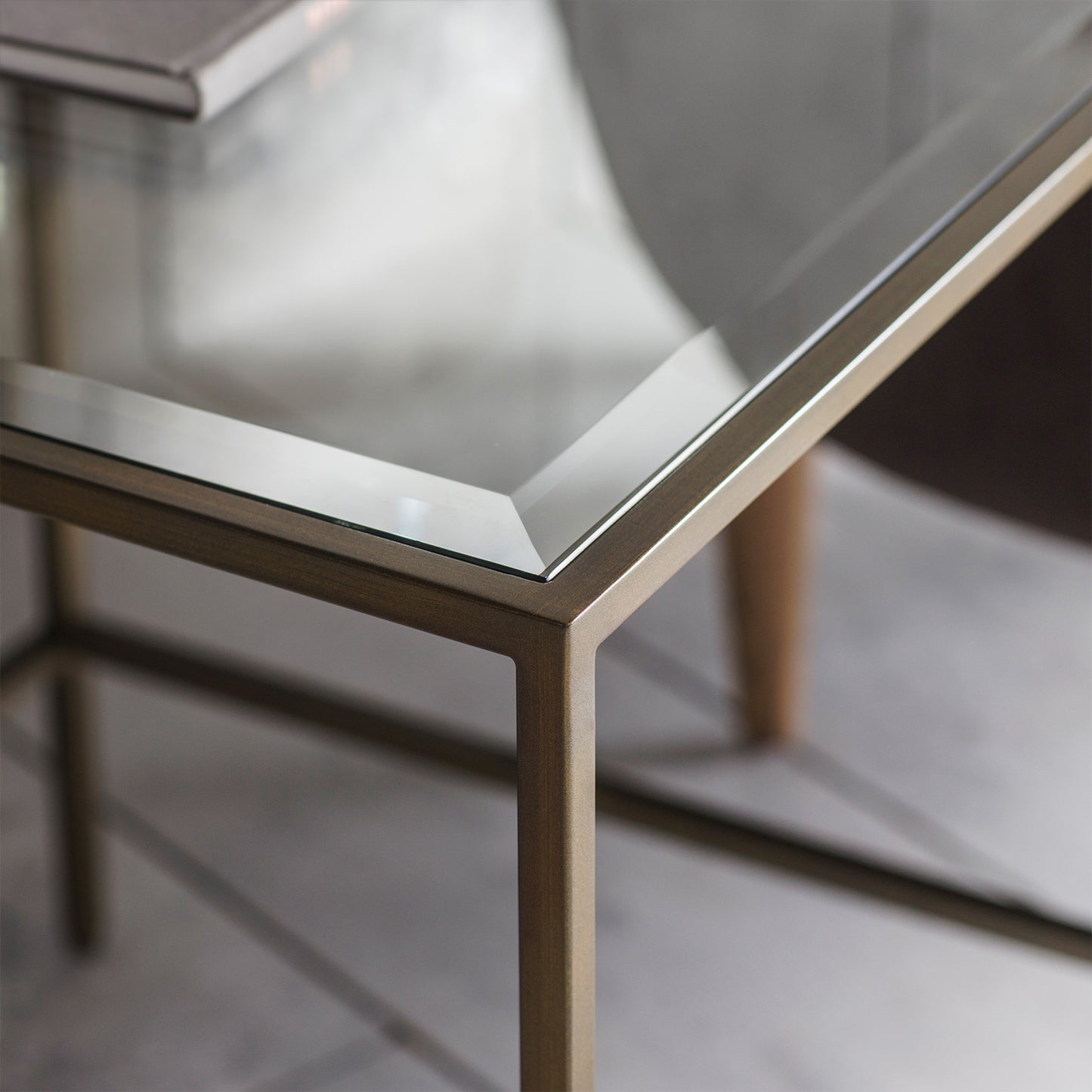 Ezra Side Table - Bronze