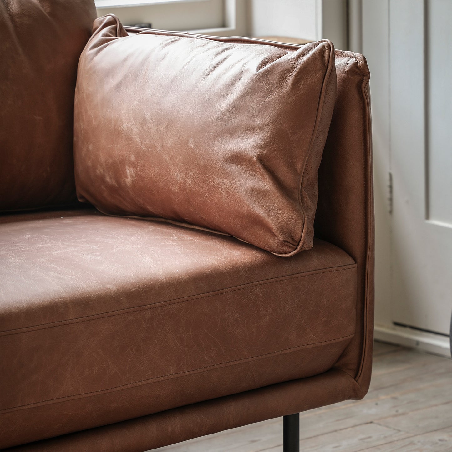 Turin Sofa - Brown Leather