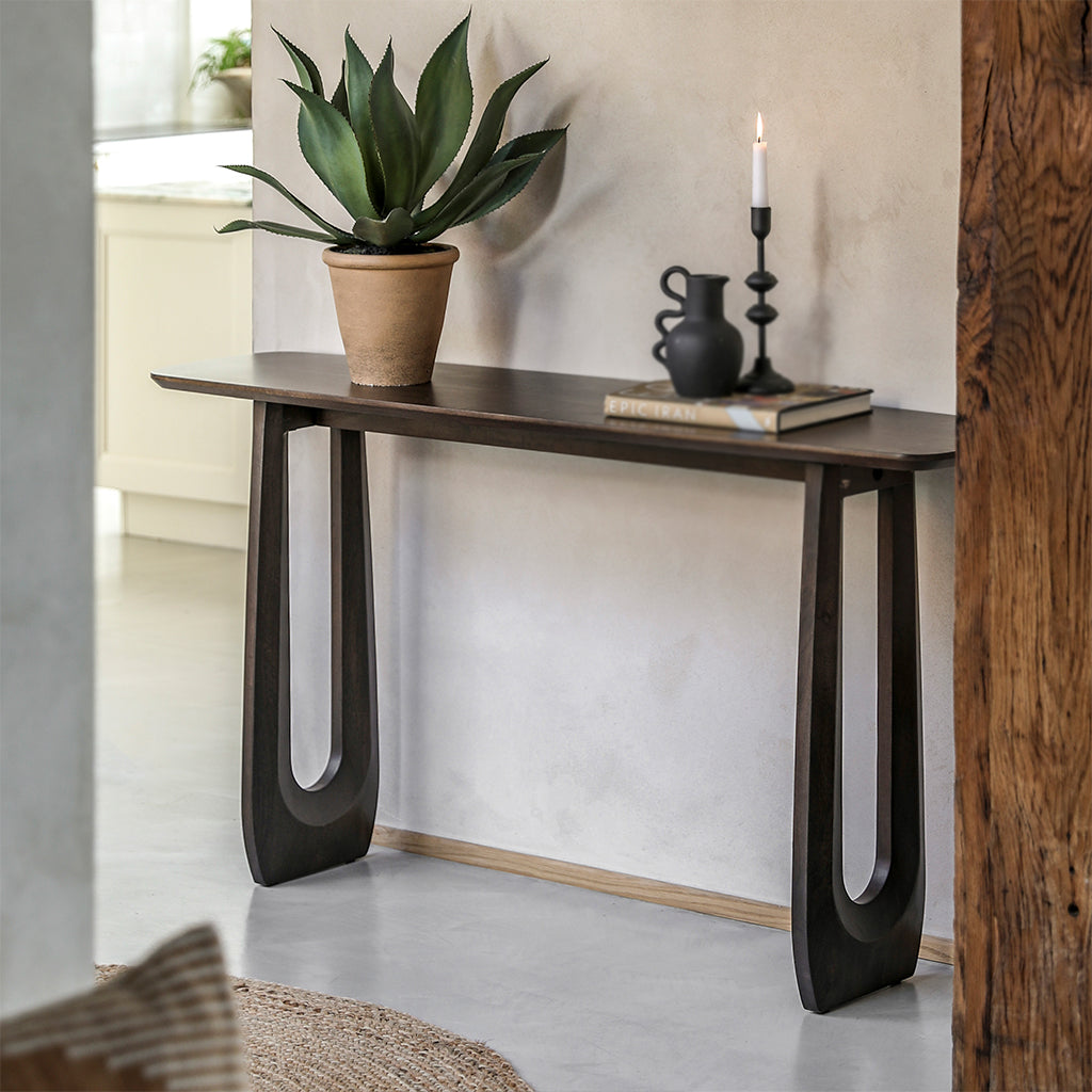 Lilia Console Table - Walnut