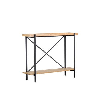 Jesiah Console Table - Black/Natural