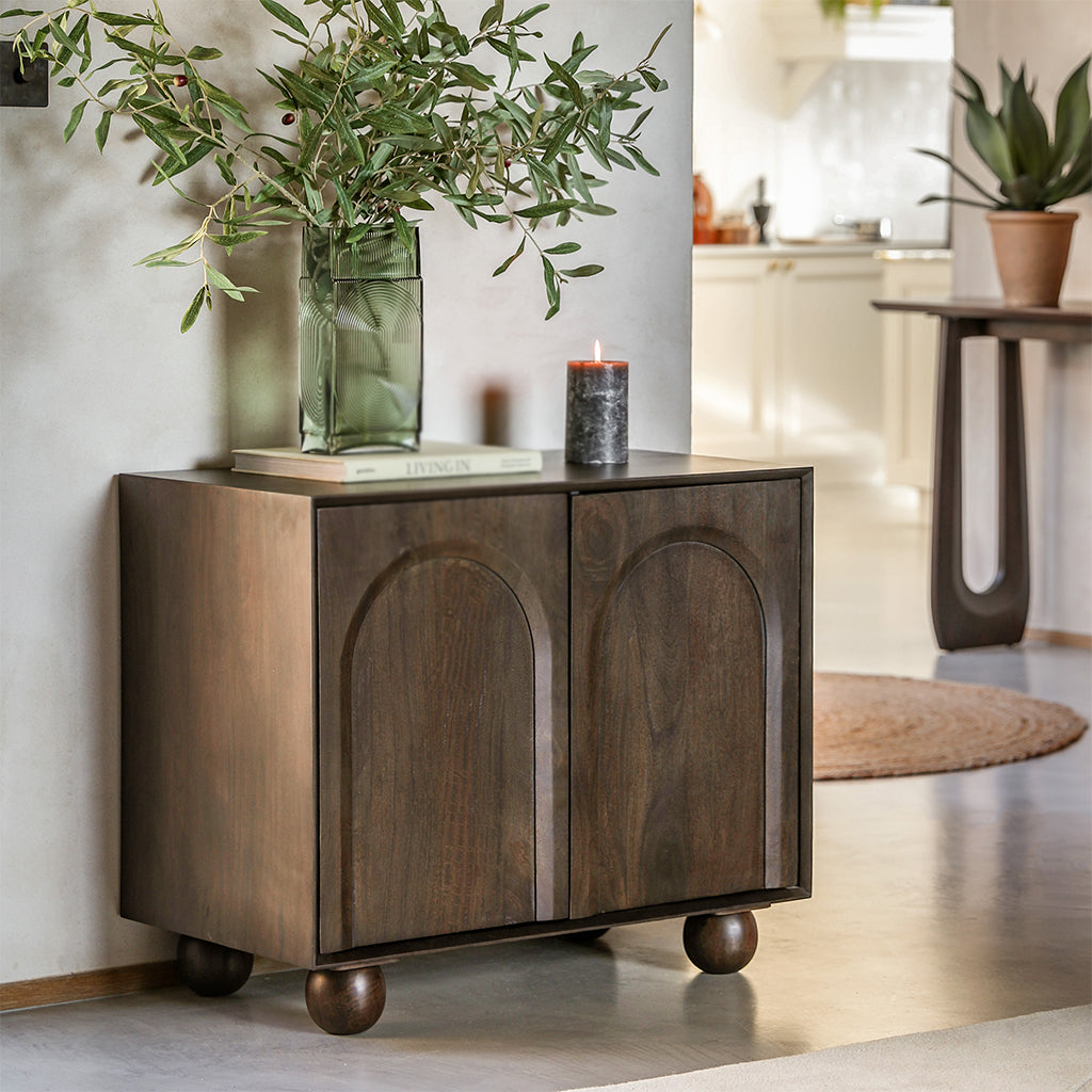 Lilia 2 Door Sideboard - Walnut