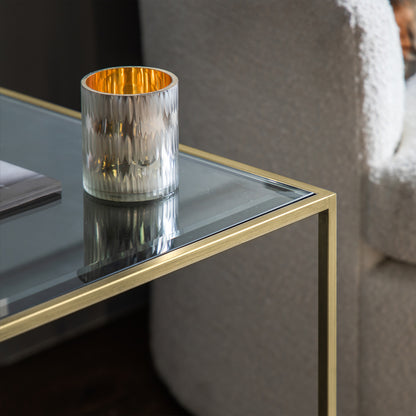 Ezra Side Table - Champagne