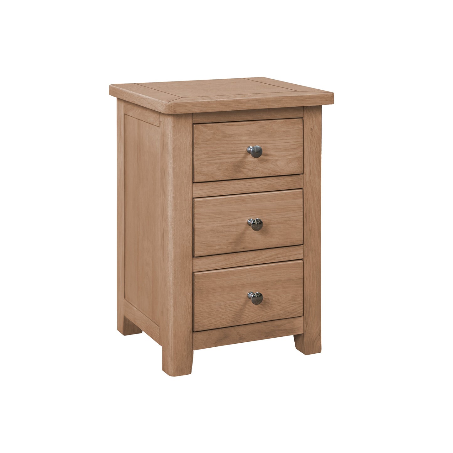 Hambleden 3 Drawer Bedside - Oak