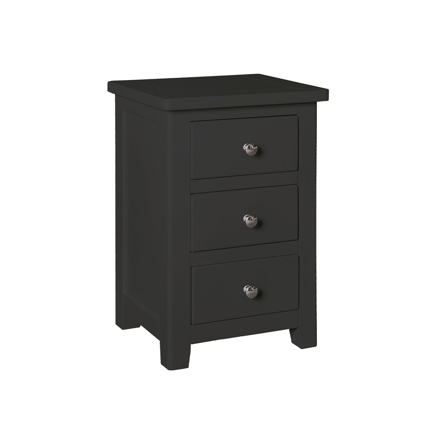 Hambleden 3 Drawer Bedside - Charcoal