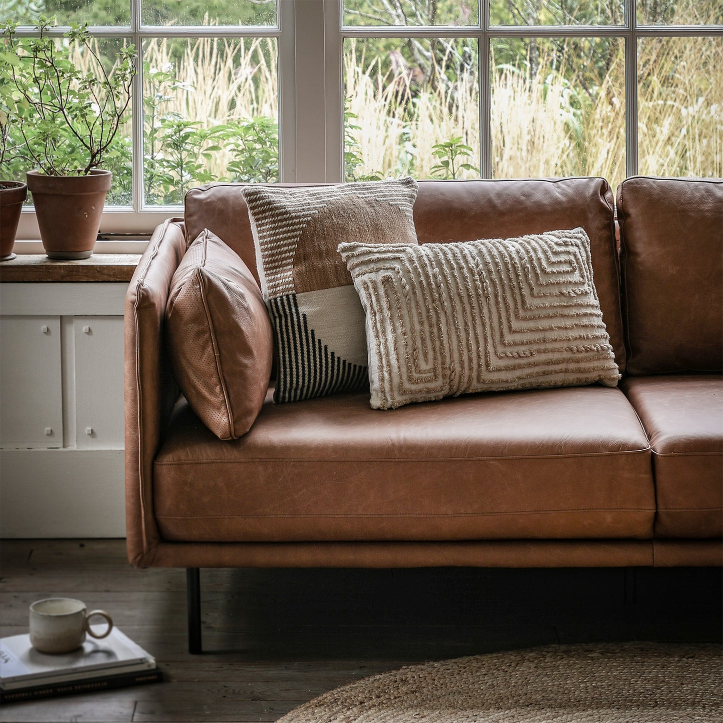 Turin Sofa - Brown Leather