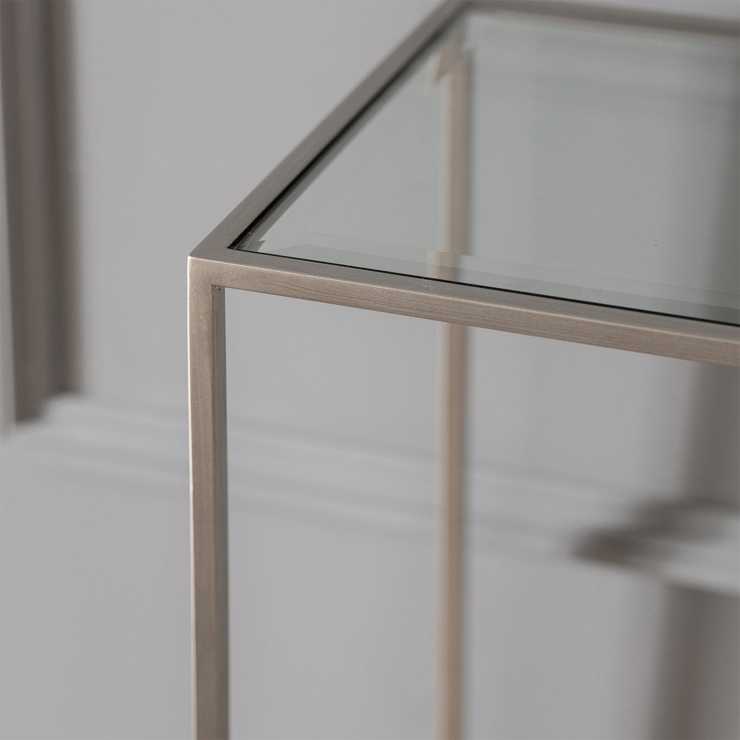 Ezra Console Table - Silver