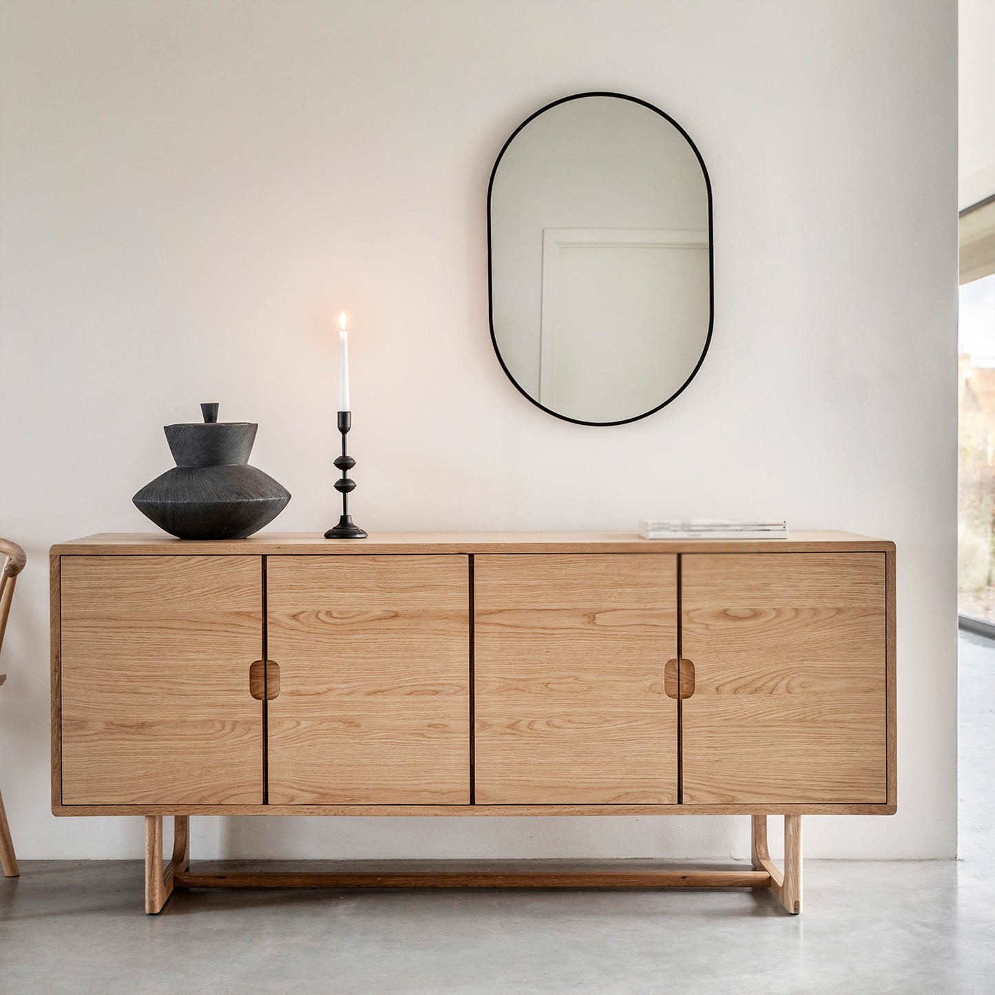 Maurice 4 Door Sideboard - Natural