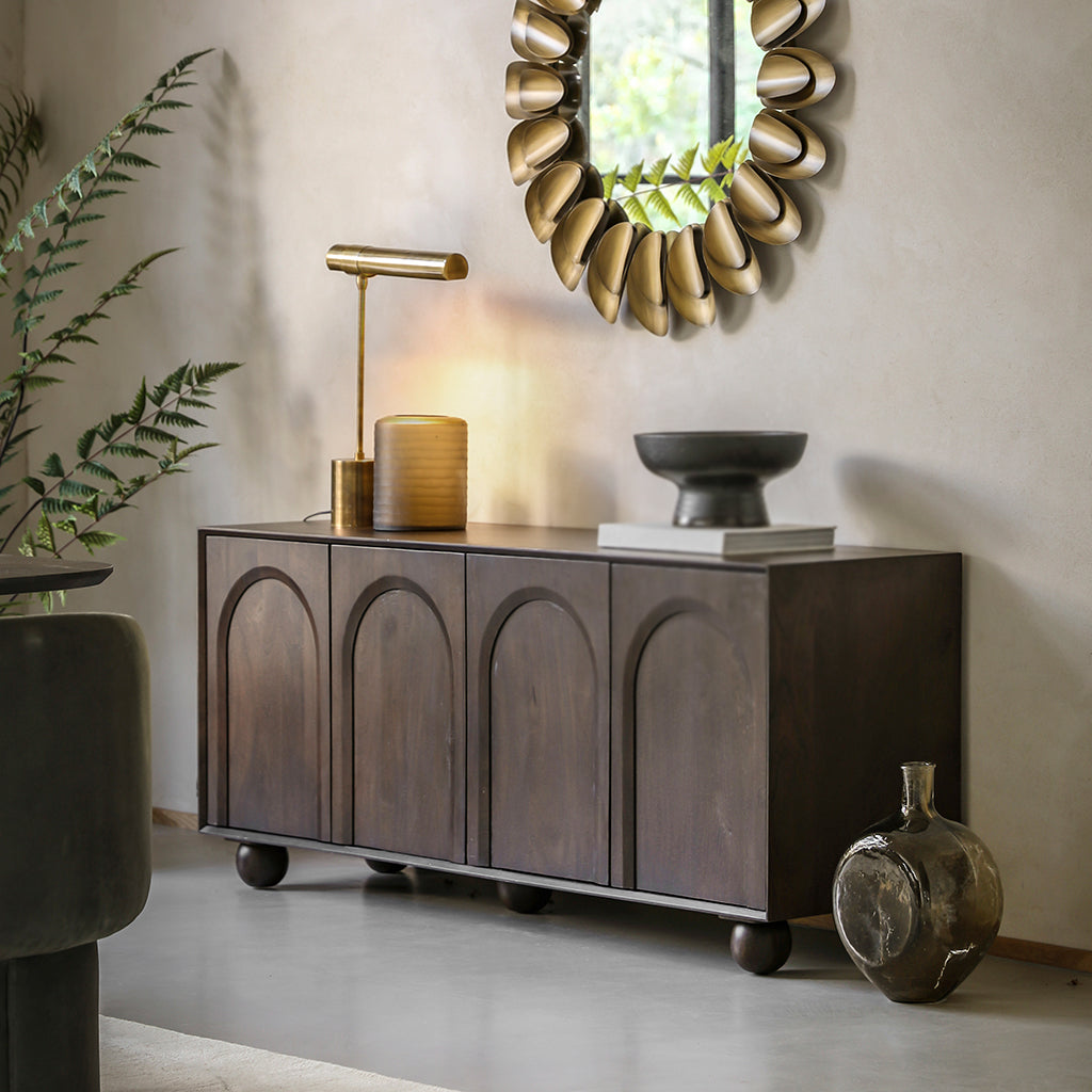 Lilia 4 Door Sideboard - Walnut