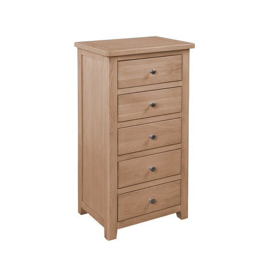 Hambleden 5 Drawer Chest - Oak