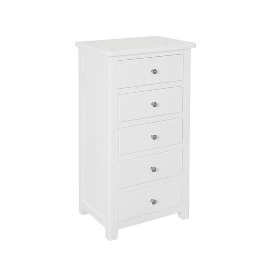 Hambleden 5 Drawer Chest - White