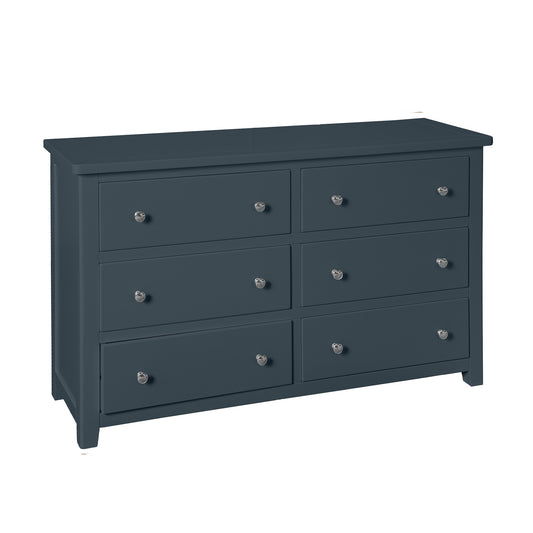 Hambleden 6 Drawer Chest - Blue