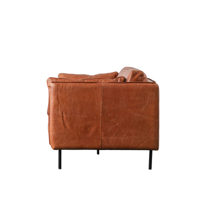 Turin Sofa - Brown Leather