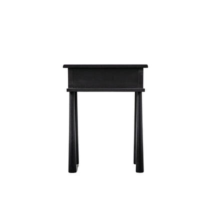 Shaker 1 Drawer Bedside - Black