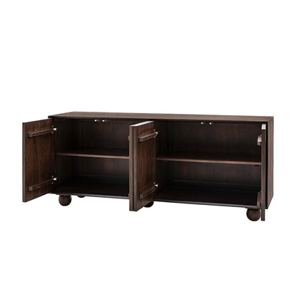 Lilia 4 Door Sideboard - Walnut