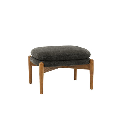 Tate Footstool - Charcoal