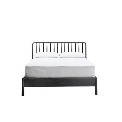 Shaker Double Bed - Black