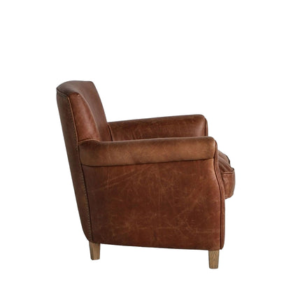 Marmalade Chair -  Vintage Brown Leather