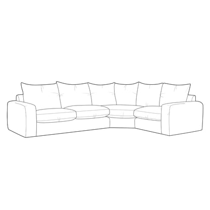 Dora Small Corner Sofa - LHF