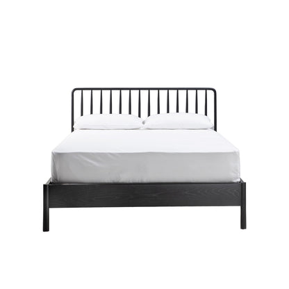 Shaker Kingsize Bed - Black