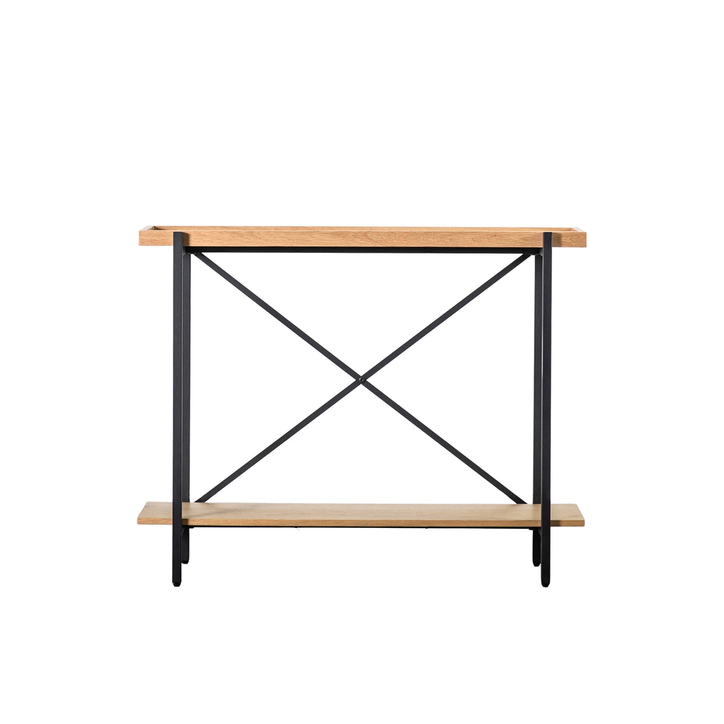 Jesiah Console Table - Black/Natural