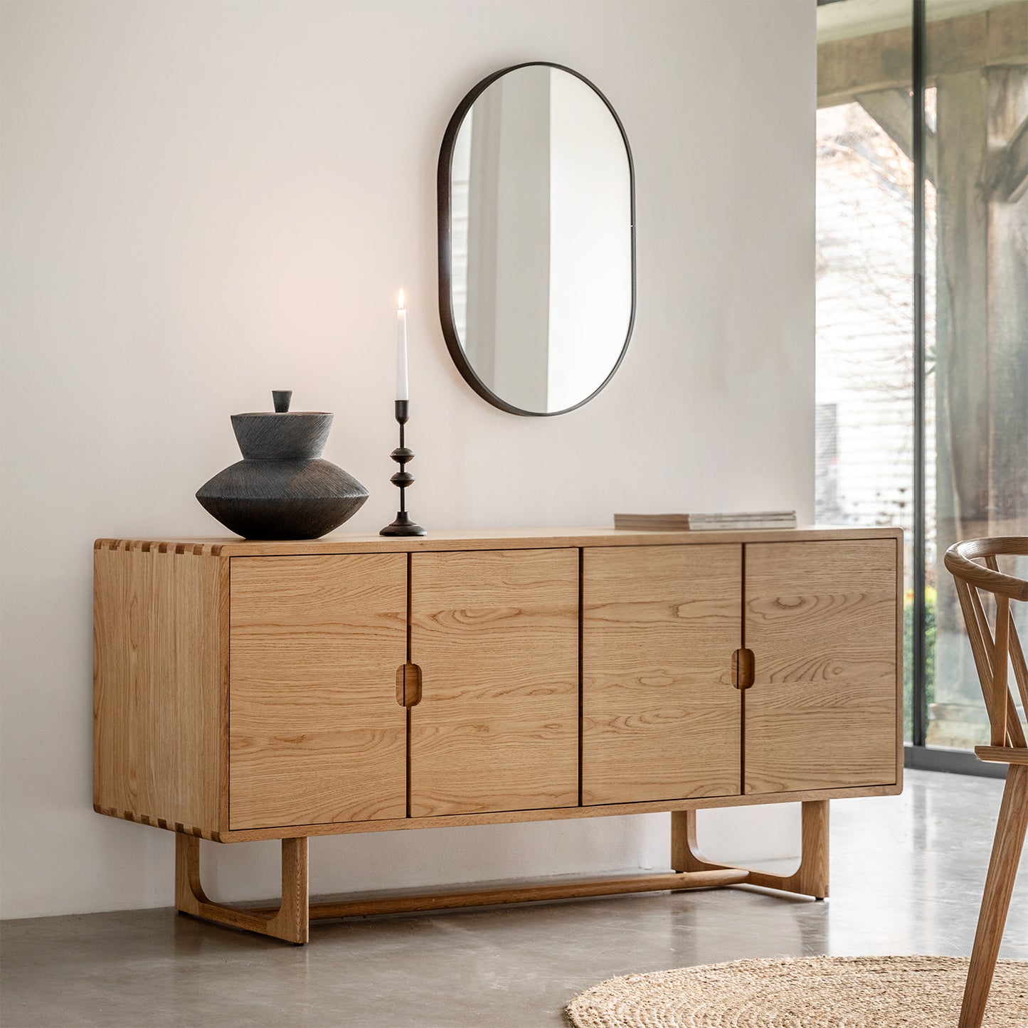 Maurice 4 Door Sideboard - Natural