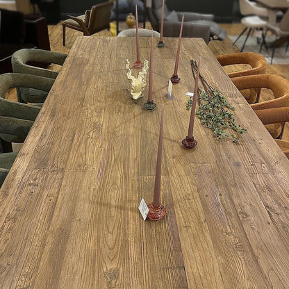 Reclaimed Elm Dining Table - 300x130cm