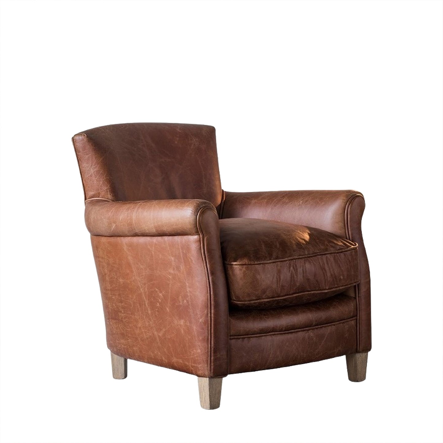 Marmalade Chair -  Vintage Brown Leather