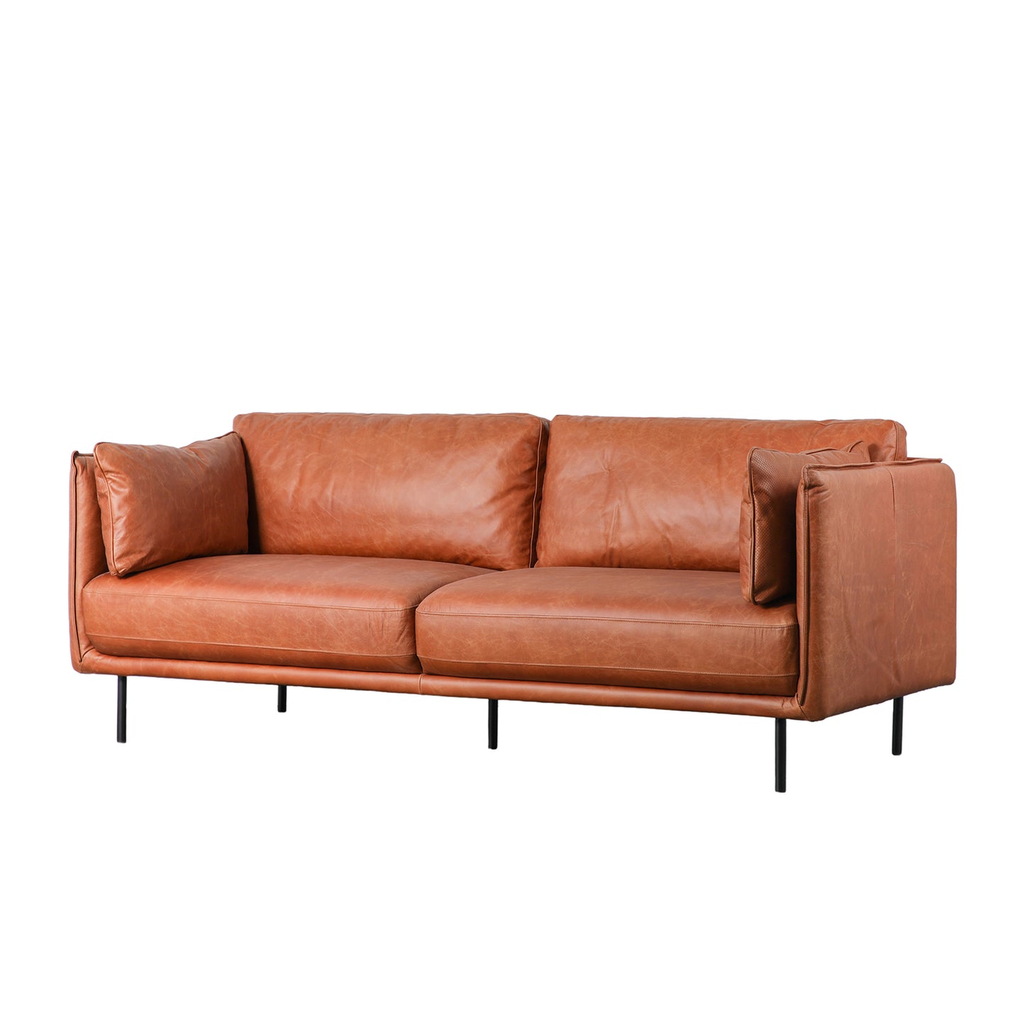 Turin Sofa - Brown Leather