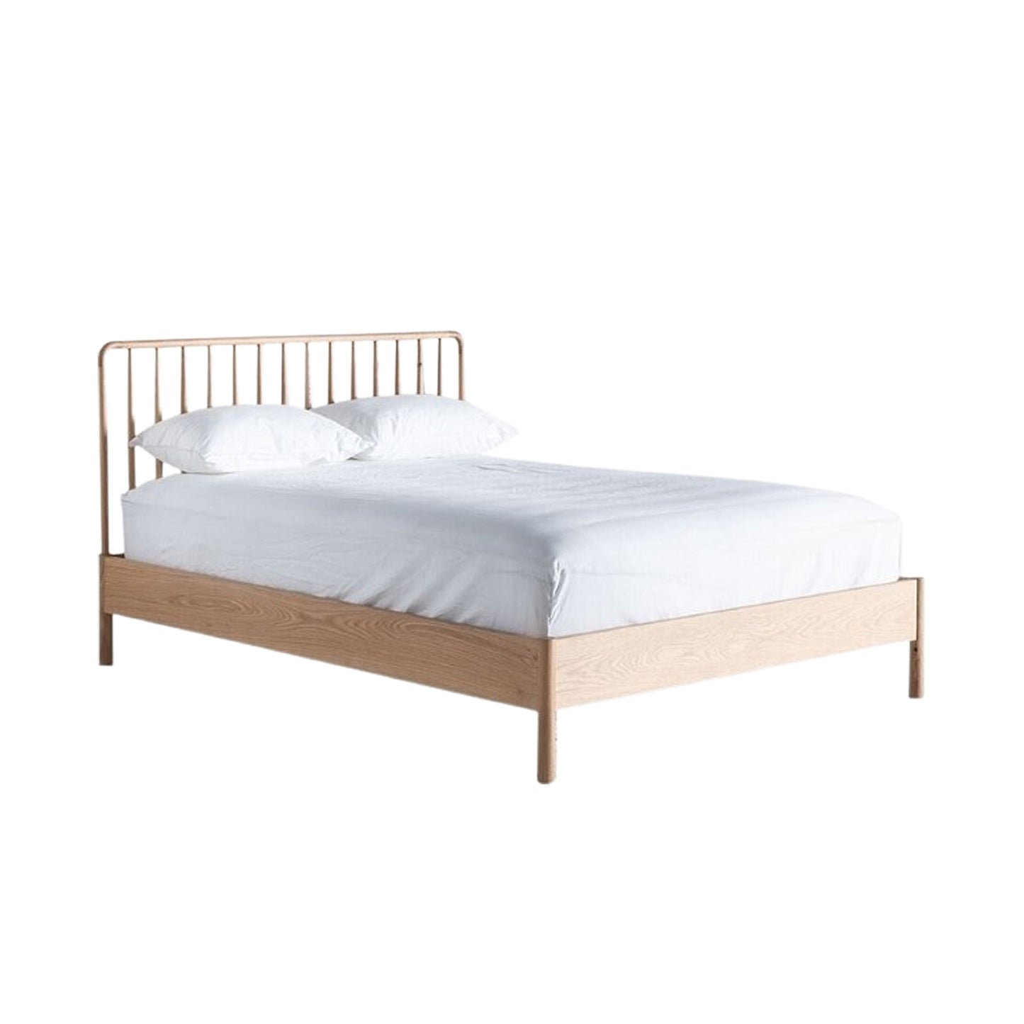 Shaker Kingsize Bed - Oak