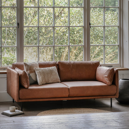 Turin Sofa - Brown Leather