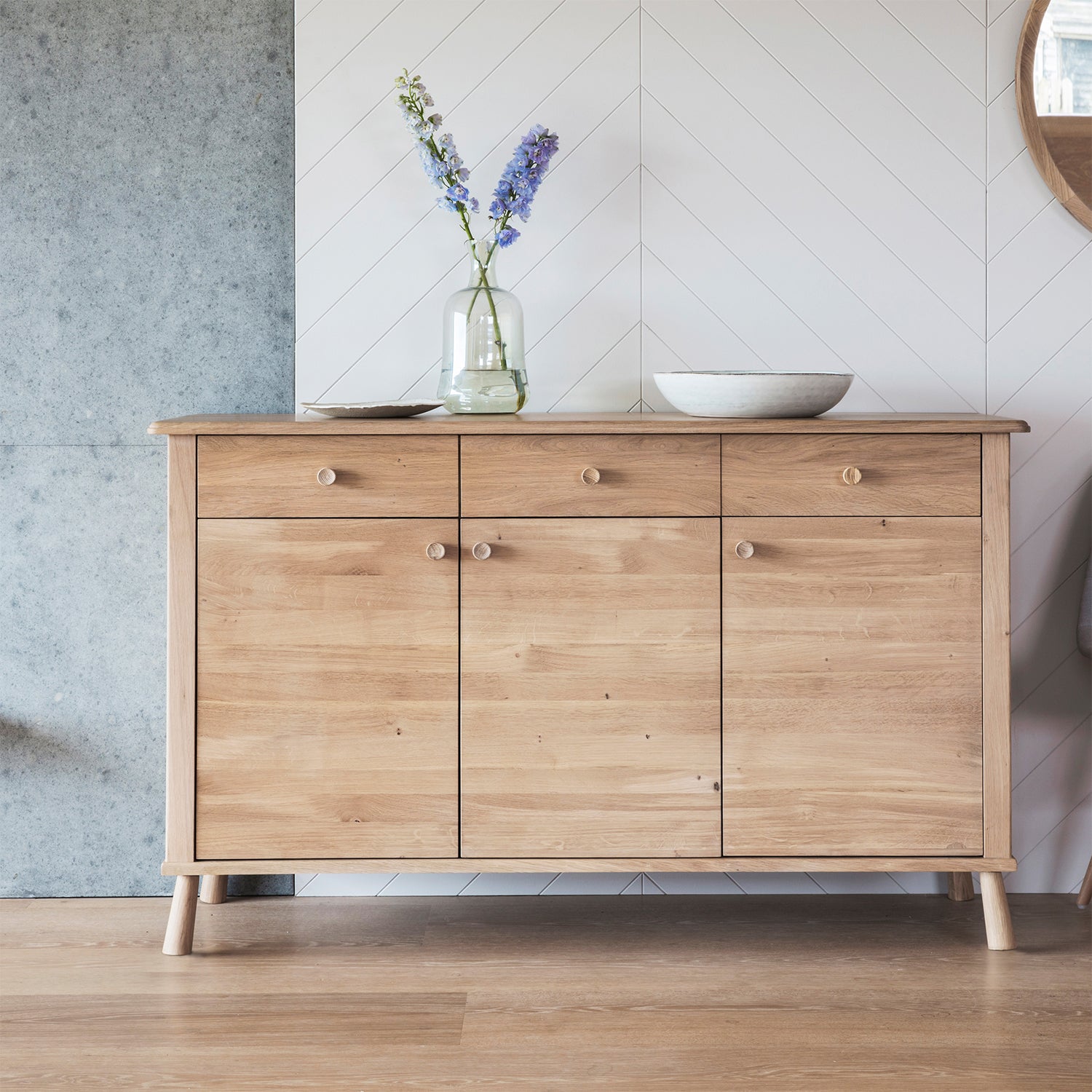 Shaker - 3 Door 3 Drawer Sideboard