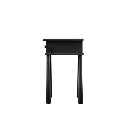 Shaker 1 Drawer Bedside - Black