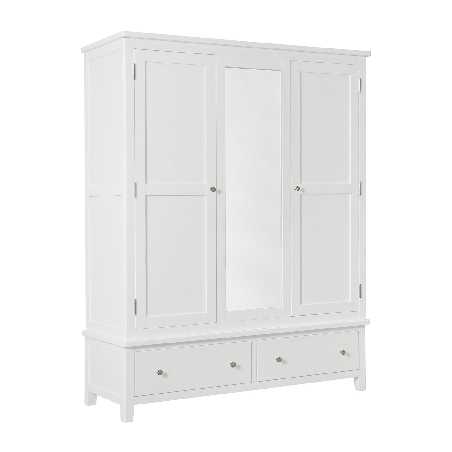 Hambleden Triple Wardrobe - White