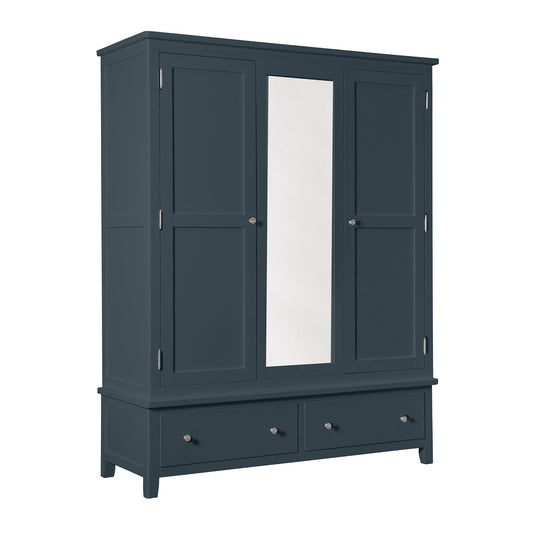 Hambleden Triple Wardrobe - Blue